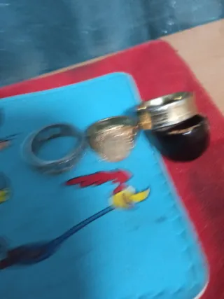 4 Anillos Vintage RC/Versace/Coco/Números RomanosX