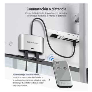 Conmutador USB-C 20Gbps Cable Matters
