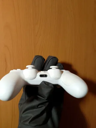 Controller PS4 Custom White Rige gamepad joystick