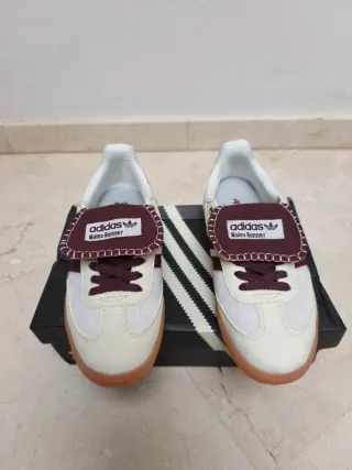 Adidas Samba Wales Bonner Blanco Burdeos