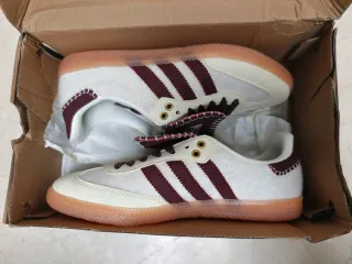 Adidas Samba Wales Bonner Blanco Burdeos