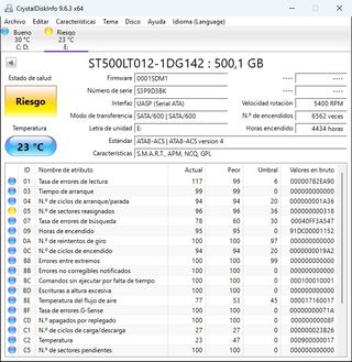HDD Seagate 500GB SATA (Amarillo)