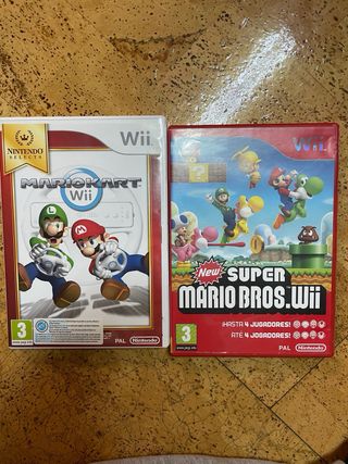Consola Wii + Wii Sports + Super Mario Bros