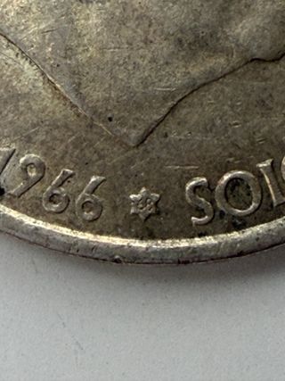 Moneda 100 Pesetas 1966 Franco Plata 800