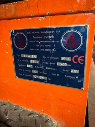 CARRETILLA ELEVADORA G.H.