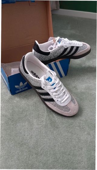 Adidas Samba Plata Paillettes Strass Talla 37