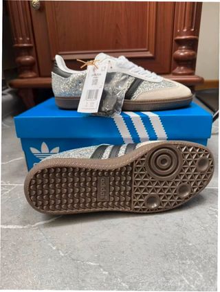 Adidas Samba Plata Glitter Talla 38