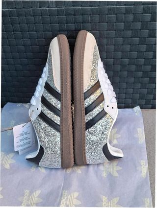 Adidas Samba Paillettes Argentées Taille 39