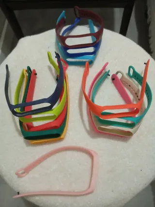 Brazaletes para niña multicolor