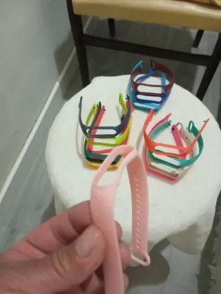 Brazaletes para niña multicolor