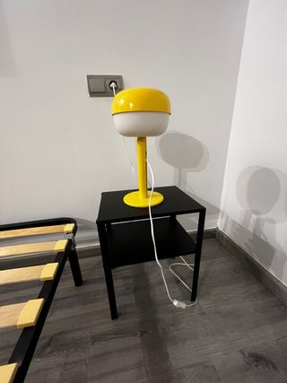 3 Mesitas auxiliar IKEA negra metálica