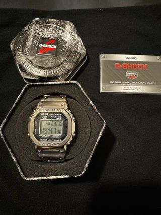 Reloj estilo Casio G-Shock GMW-B5000 Plata