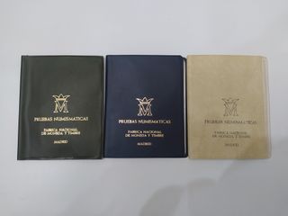 LOTE 3 CARTERAS FNMT 1975 *1976*1977*1979