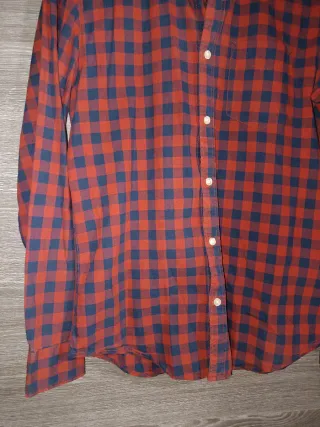 Camisa Springfield cuadros rojo y azul