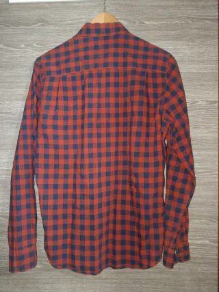 Camisa Springfield cuadros rojo y azul