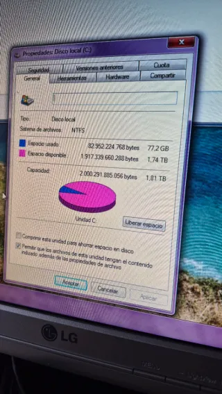 Ordenador LG Completo Negro