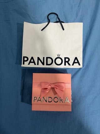 Anillo Pandora Corazón Rosa Plata 925