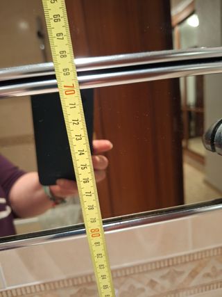 Armario baño metálico 2 puertas espejo