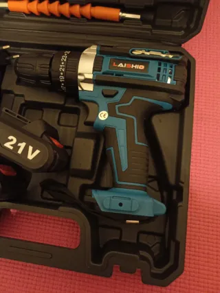 Taladro Atornillador Percutor Batería 21V