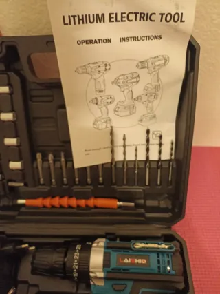 Taladro Atornillador Percutor Batería 21V