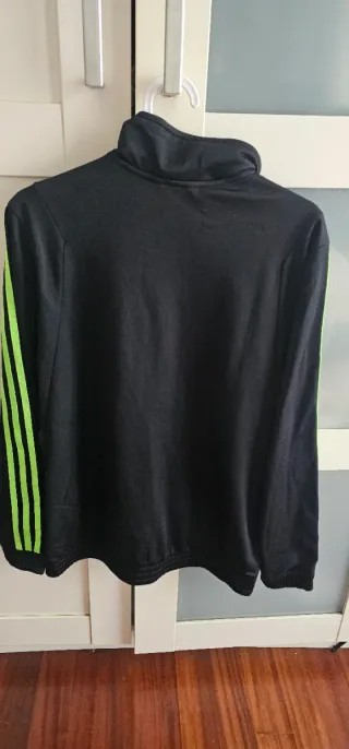 Sudadera Adidas Negra y Verde