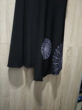 Vestido Desigual Negro Talla M