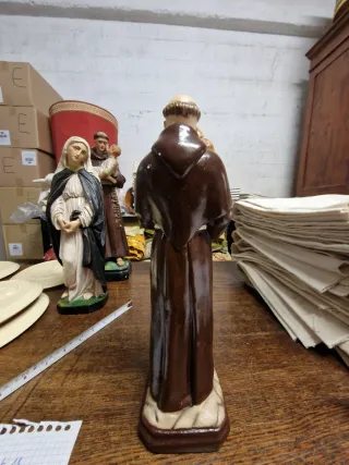 Statua Sant'Antonio con Bambin Gesù in gesso