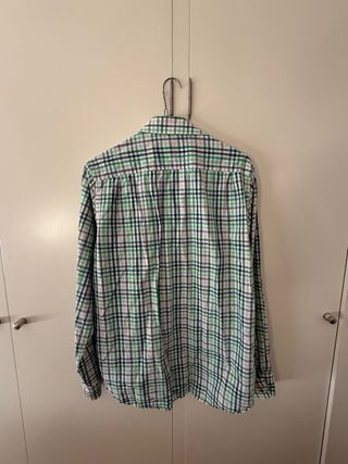 Camisa Pepe Jeans cuadros verde/azul Talla S