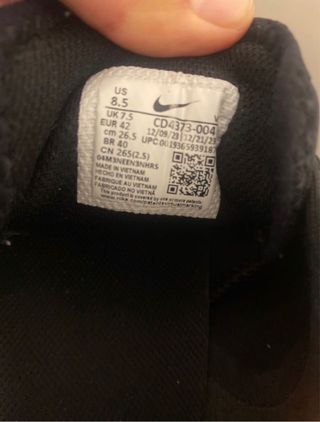 Nike Zapatillas Deportivas Negras