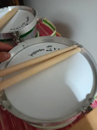 Tambor infantil niños bandera Andalucía chulisimo