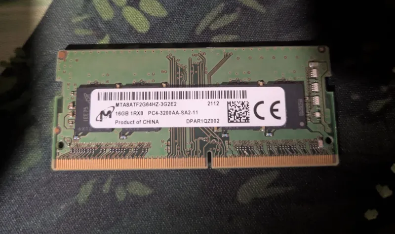 Módulo de Memória RAM Micron 16GB DDR4