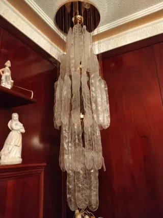 Lámpara de cristal para salón