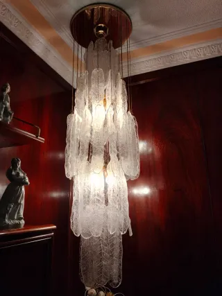 Lámpara de cristal para salón