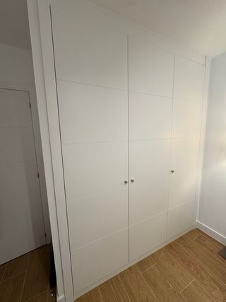 Puertas de madera de armario empotrado