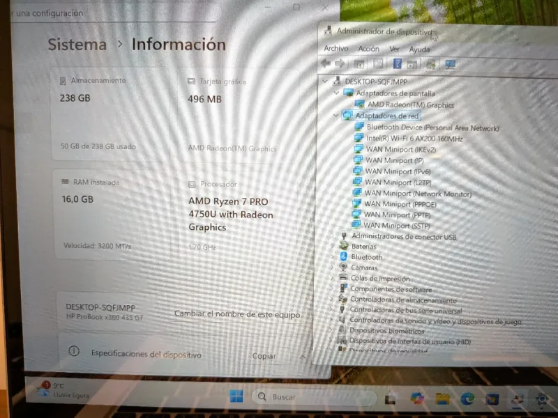 HP Probook coverible 435 G7 Ryzen 7 Pro x360 Lápiz afbeelding 5