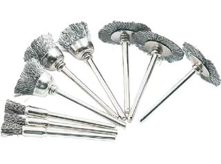 9 spazzole a filo per lucidare pulire e rimuovere