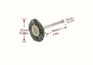 9 spazzole a filo per lucidare pulire e rimuovere