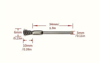 9 spazzole a filo per lucidare pulire e rimuovere