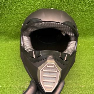 Casco Motocross Fullface Negro + Accesorios