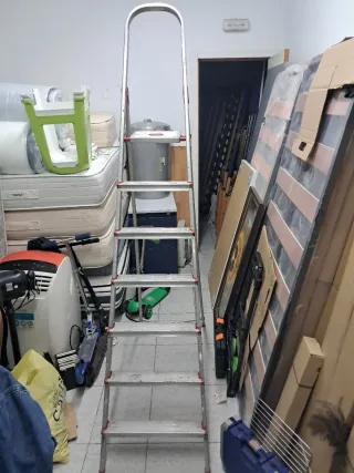 Escalera aluminio 7 peldaños