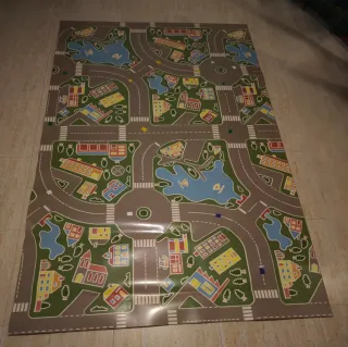 Alfombra circuito infantil goma