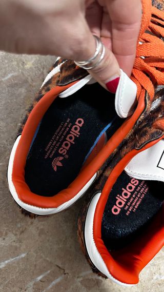 Zapatillas Adidas Samba Animal Print Naranja