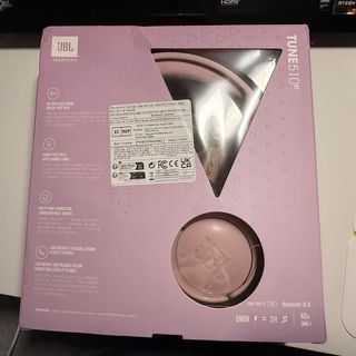 Auriculares JBL Tune 510BT Bluetooth Rosa