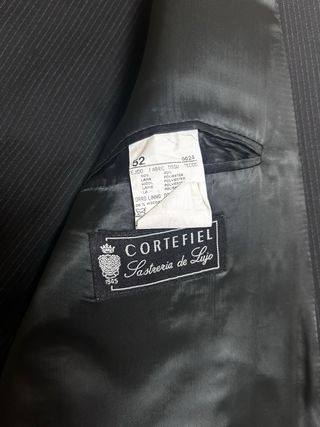 Traje Cortefiel de Rayas Gris