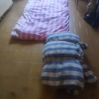 Colchónes antiguos de lana oveja