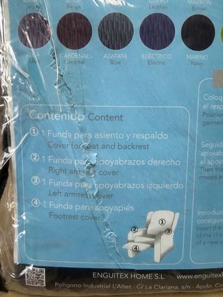 Funda Elástica Sillón Relax Mus NUEVA