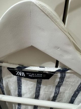 Blusa corta Zara rayas