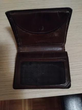 Billetera Fossil Piel Hombre Marrón