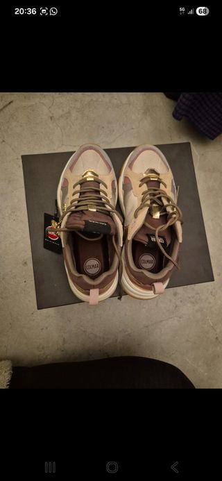 Colmar sneakers donna oro/rosa taglia 39