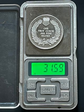 Moneda Plata 1 Onza .999 Indio 2001